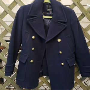 J Crew Navy Peacoat